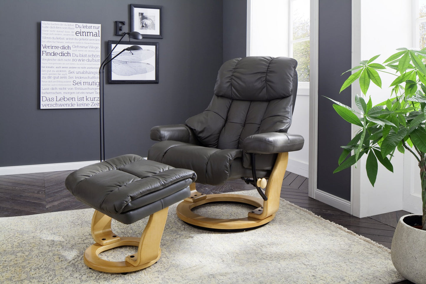 CALGARY Relaxer XXL inkl. Hocker