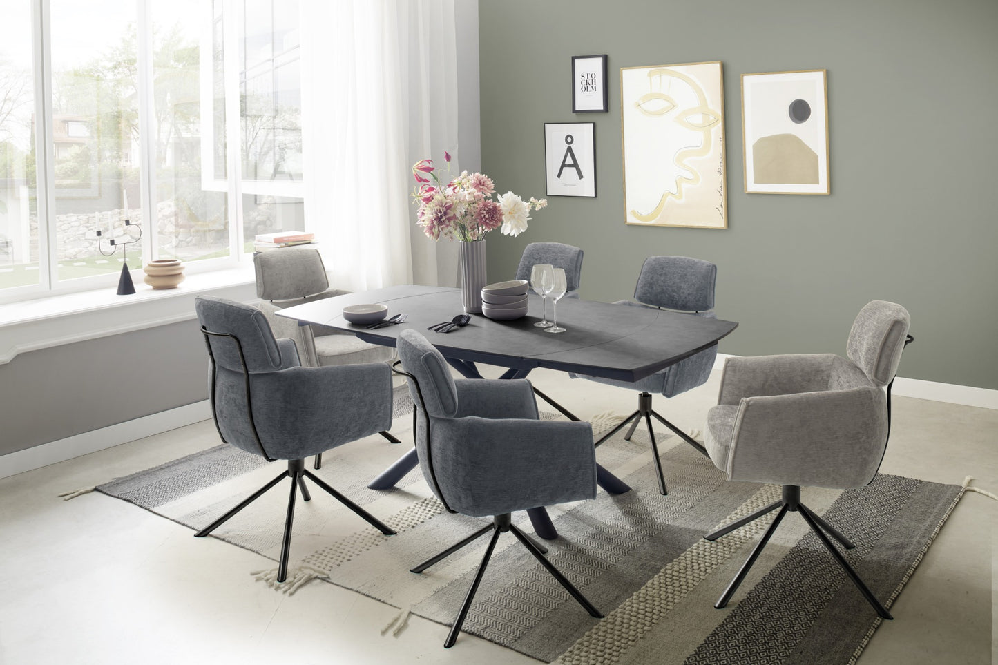 NICOSIA Auszugstisch