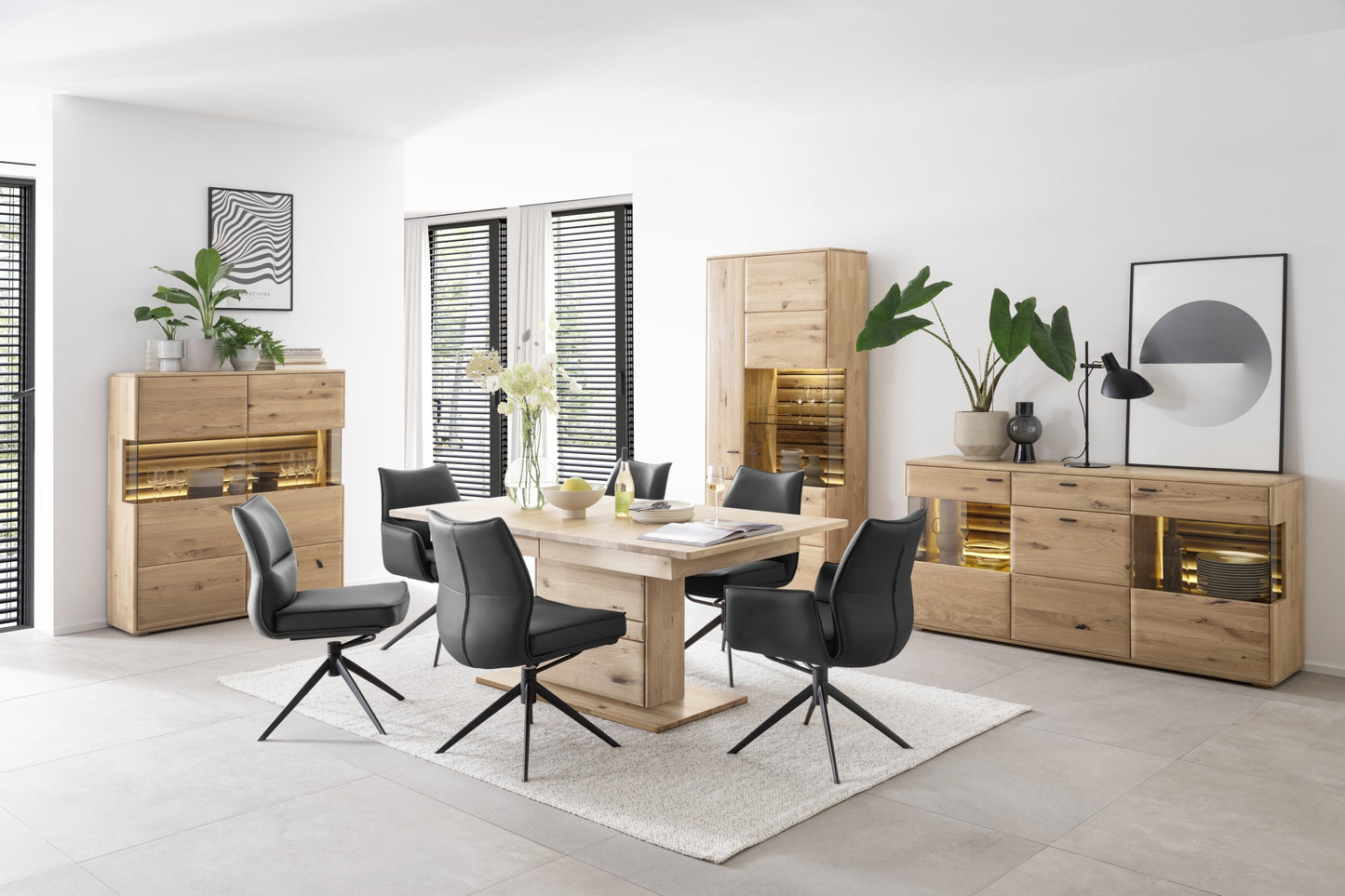 ASSENTO Leder Stuhlsystem