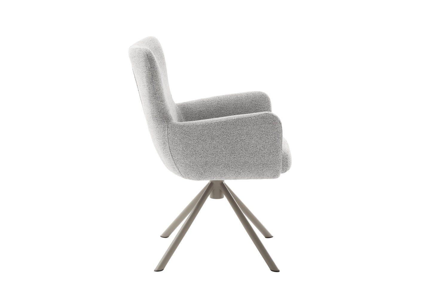 GORETTO 4-Fuß Stuhl mit Armlehnen