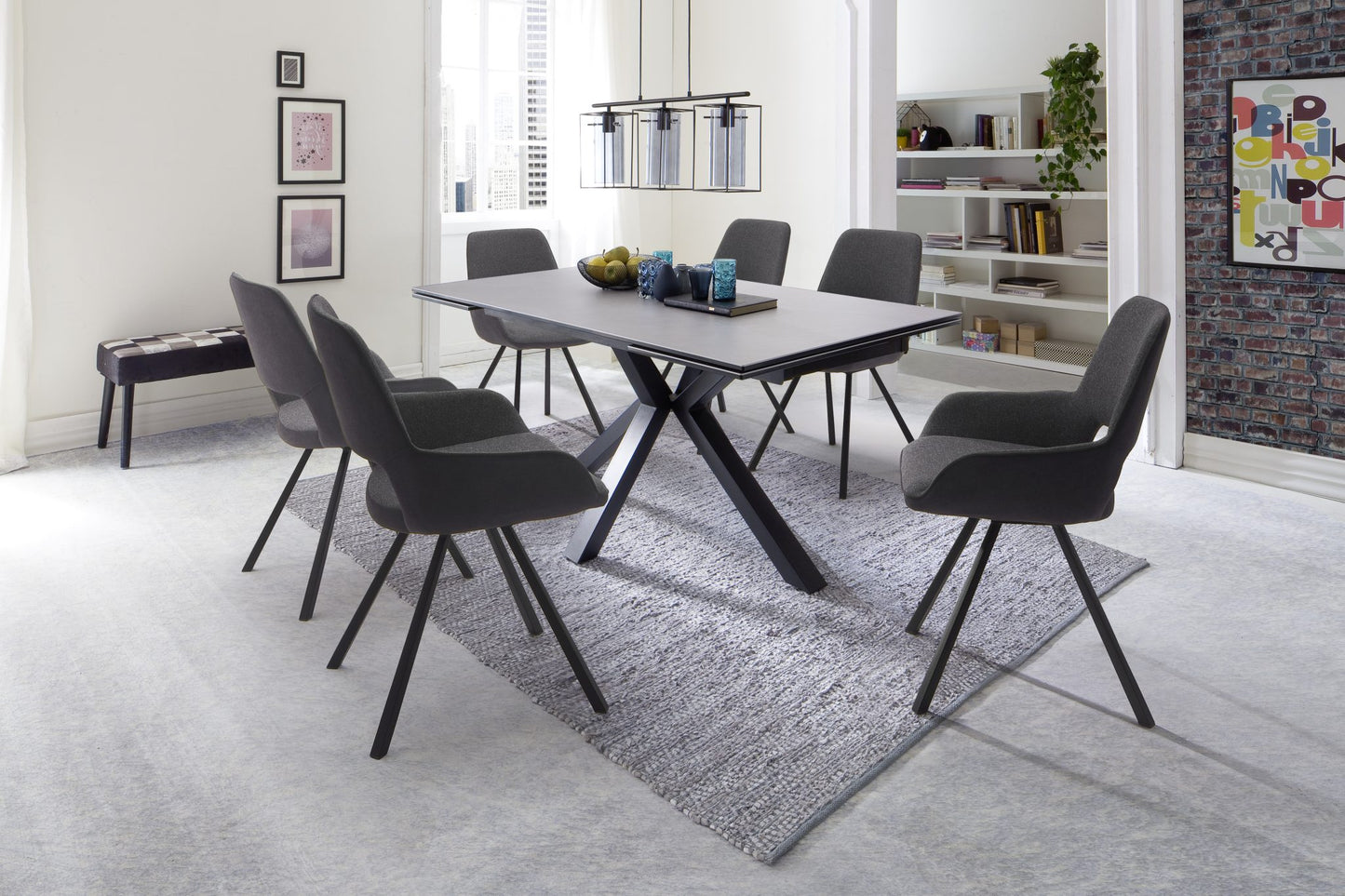 PARANA 4-Fuß Stuhl mit Armlehnen